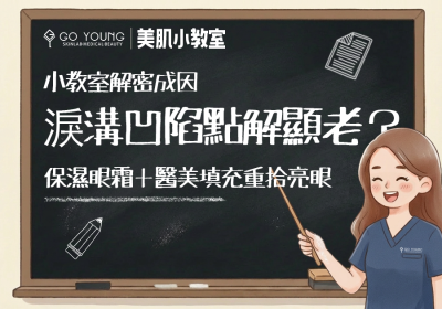 淚溝凹陷竟是面部老化的隱形殺手？應如何改善？ - Go Young